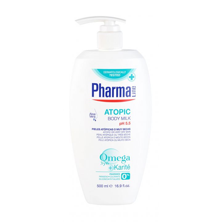 Молочко для сухой и чувствительной кожи тела Herbal Pharmaline Atopic Body Milk