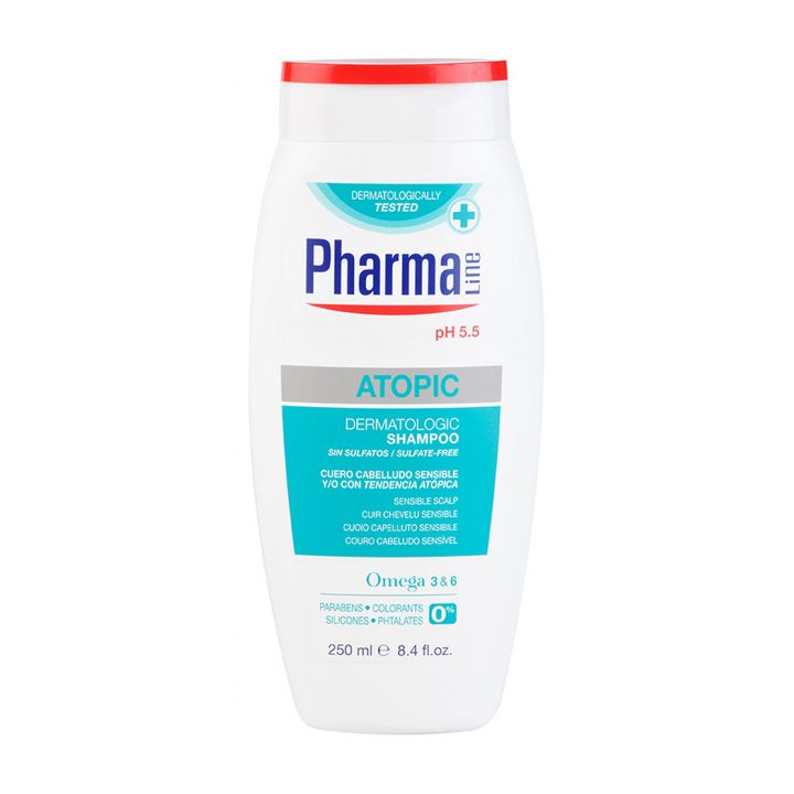 Шампунь для чувствительной кожи головы Herbal Pharmaline Atopic Dermatologic Shampoo