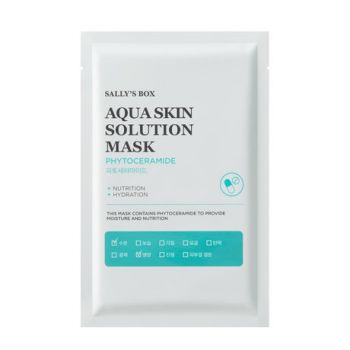 Sally's Box Aqua Skin Solution Mask Phytoceramide Питательная тканевая маска для лица с фитокерамидами